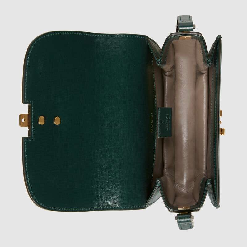 Gucci Sylvie 1969 Mini Shoulder Bag 615965 Green